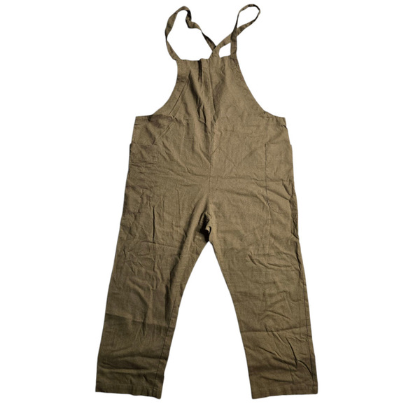 Hem & Thread Green Jumpsuit Size: L - Picture 1 of 6
